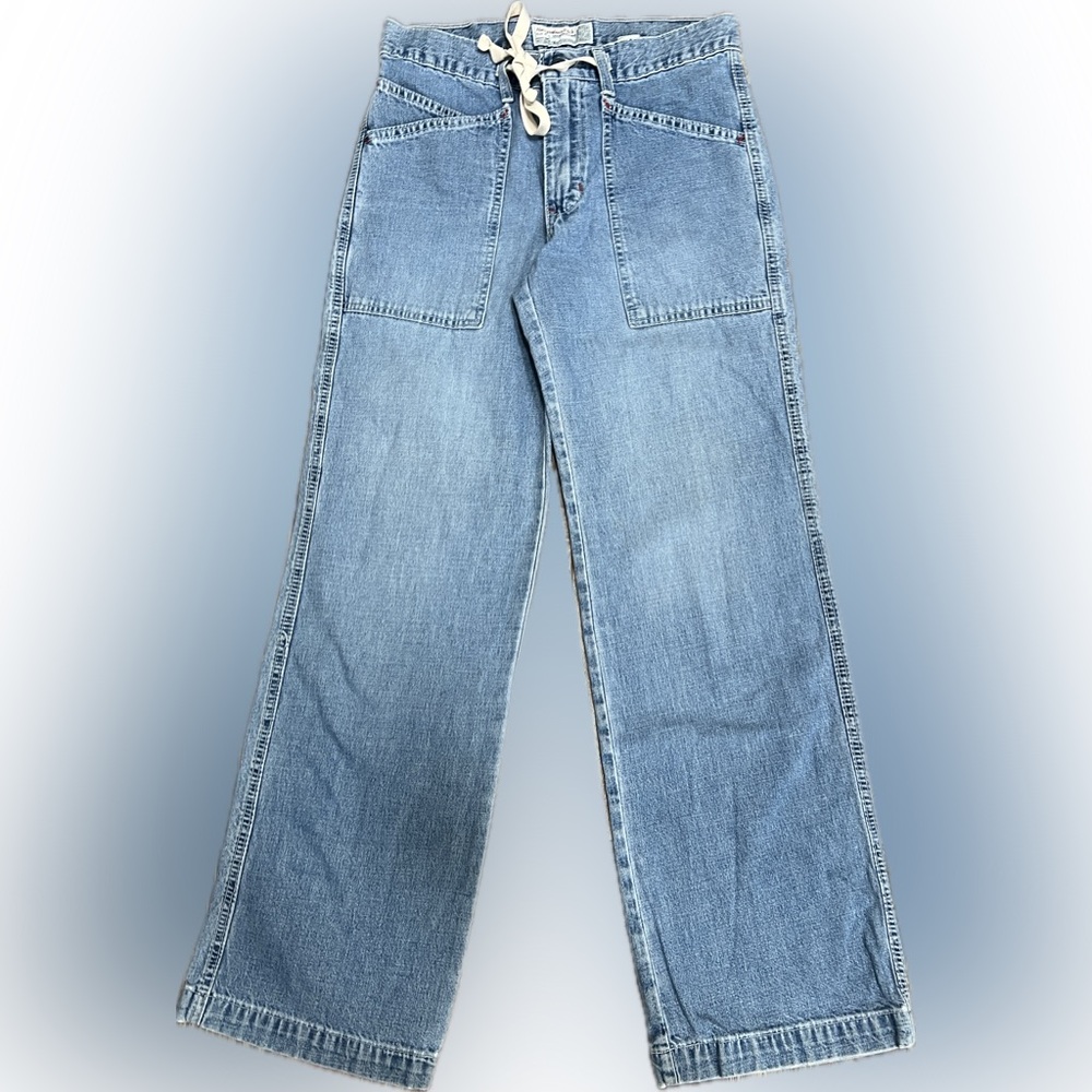 Abercrombie & Flitch Blue Straight Leg Jeans Size 0